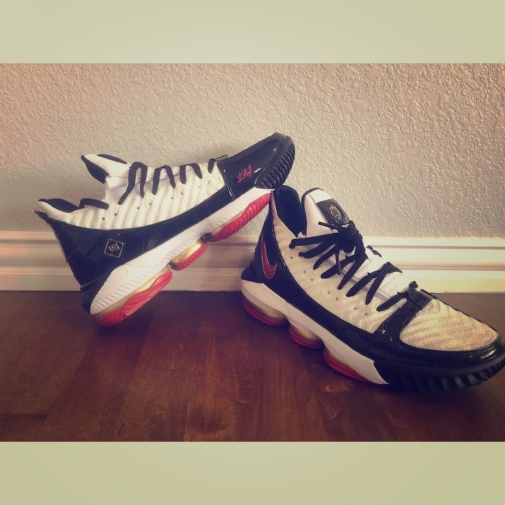 NEW SZ 10.5 Nike Lebron XVI 16 Remix White Comet